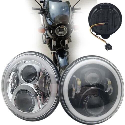 For Honda CB400 CB500 CB1300 Hornet 250 600 900 VTEC VTR250 Motorcycle Accessories 7inch led headlight WITH High/Low Beam