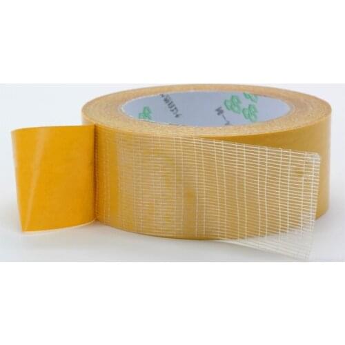 Double sided tape high viscosity grid fiber transparent transparent double sided tape Double-sided fiber tape