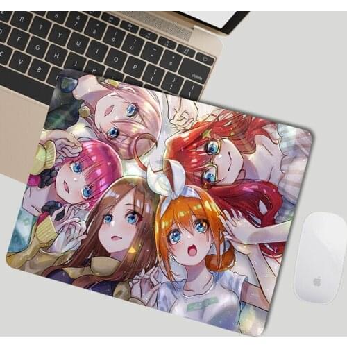 Mouse Pad Mouse Computer Gamer Table Pads Keyboards Accessories Mousepad The Quintessential Quintuplets Office PC Gamer Anime