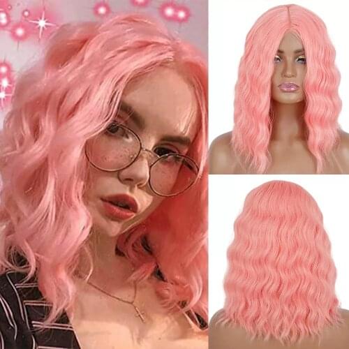 LINGHANG Pink Wigs
