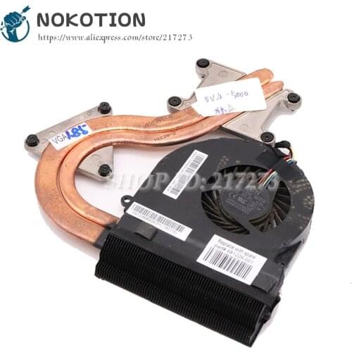 NOKOTION Laptop CPU Cooling Fan For HP DV4-5000 5100 5A02TX TPN-P102 Heatsink Fan Radiator 681226-001
