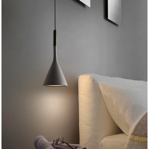 Bedside chandelier modern minimalist nordic ins net red light luxury bedside chandelier restaurant minimalist bedroom chandelier