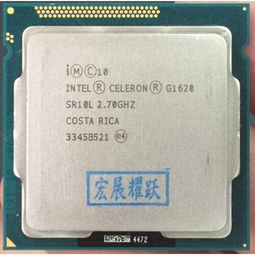 Intel Celeron Processor G1620 PC Computer Desktop CPU (2M Cache, 2.70 GHz) Dual-Core CPU LGA 1155