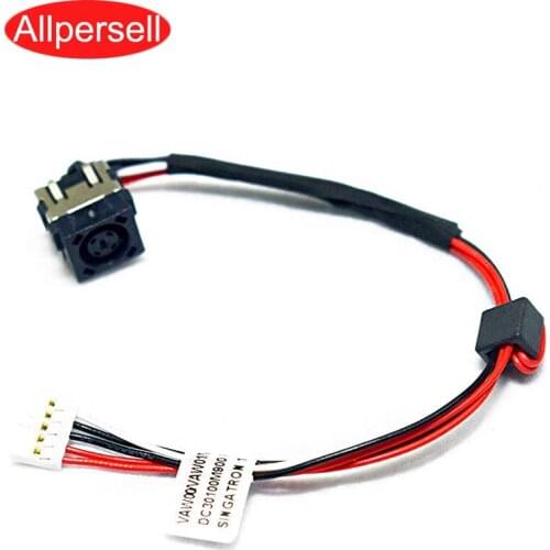 Laptop DC power jack Socket Connector Cable For Dell Inspiron 17 5721 3721 3737 5737 port plug cable wire Harness