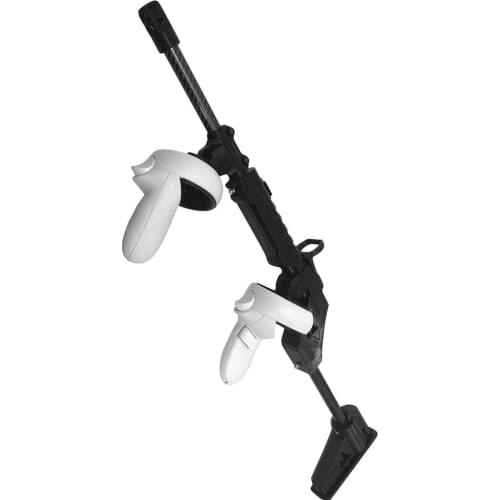 Magnetic Gun Stock For Oculus Quest 2 VR Accessories VR Shooting Game Grip With Strap Shooting Stand Enhanced Gaming Experience