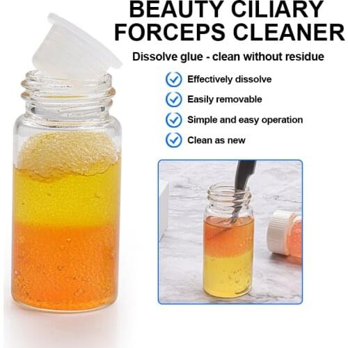 30 ML Eyelash Extension Tweezers Cleaner Lashes Tools Cleanser Residual Glue Remover Makeup Supplies Glue Remover Pincette Wash