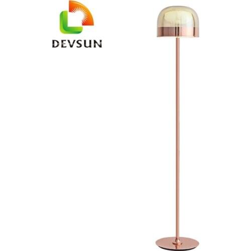 Led glass industrial decor lamp stand store bedroom living room lamp