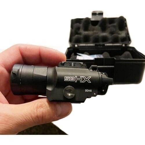 Tactical 1000 Lumens XH35 Weapon Light Flashlight Airsoft Dual Output Ultra-High White LED Brightness Strobe Weaponlight