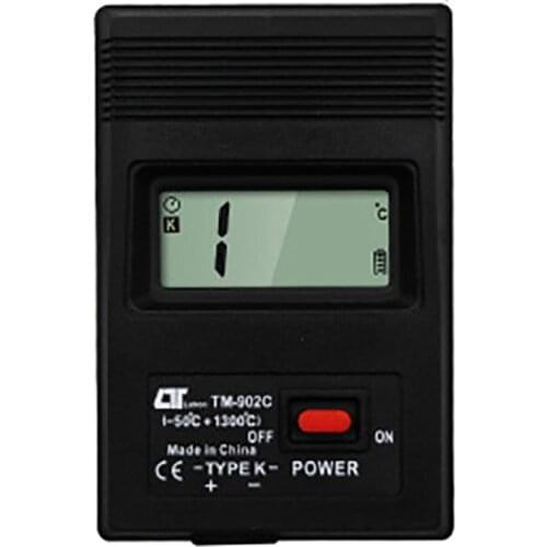TM-902C Household Temperature Controller Pyrometer Portable Digital Temperature Meter K Type Thermocouple Probe Detector