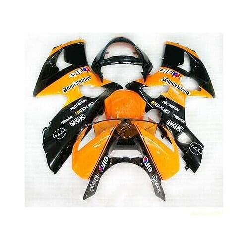 Wotefusi ABS Racing Bodywork Fairing Injection Molding For 2003 2004 Ninja ZX 6R (KB)