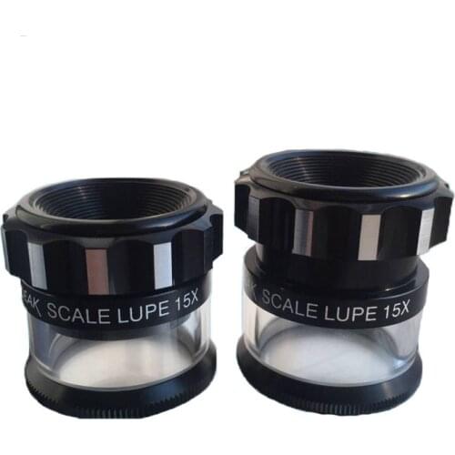 Japan PEAK SCALE LUPE Magnifying glass with scale