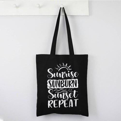 Sunrise Beach White T Shirt 2021 Women Letter Graphic Tee Oversized Fashion Clothing O-Neck Graphic Tees Korean Gothic L