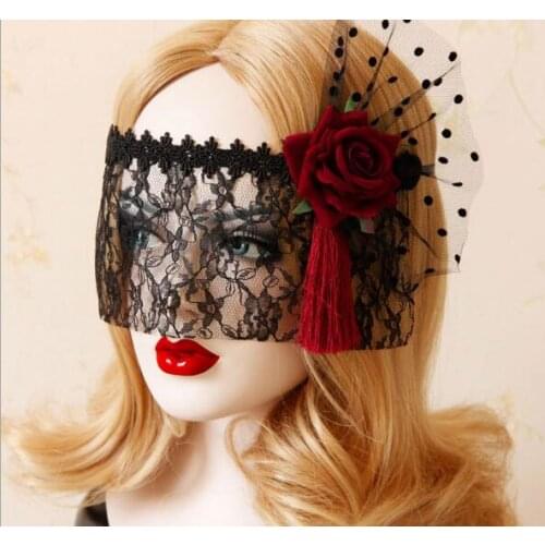 Women Sexy Lace Eye Mask Party Masks For Masquerade flower Halloween Costumes Carnival Mask