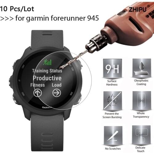 10 Pcs/Lot 9H Premium Tempered Glass For Garmin forerunner 945 Screen Protector protective film for Garmin FR 945