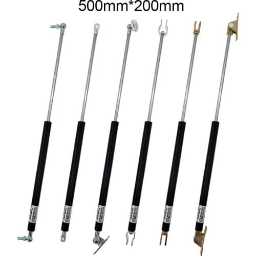 200mm Stroke 18*8 Rod Gas Spring 50N-500N/5kg-50kg Force lift support Cupboard Hinges Gas Spring 500mm Hole Center Distance