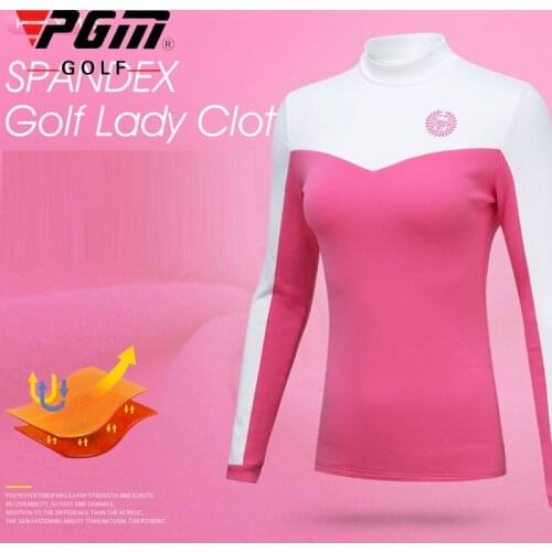 2020 Fashion Golf Training Shirts Women Casual Long Sleeve Slim Shirts Tops Female Cotton Turn Down Collar Golf Clothes D0497