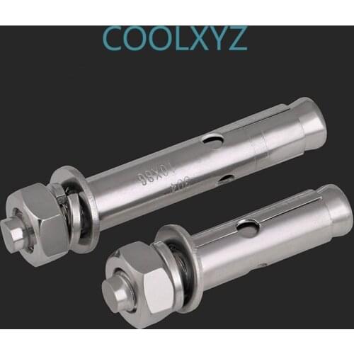 304 Stainless Steel Expansion Screw/Lengthened Expansion Screw/Pull and Explosion Hook Screw/Bolt M12-M20 2Pcs