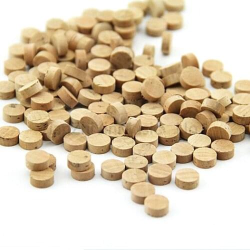 50pcs The trumpet and trombone sound hole mat leather cushion cork gasket