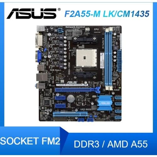 ASUS F2A55-M LK/CM1435/DP-MB DDR3 Desktop PC gaming Motherboard Set 2400 Mainboards Kit