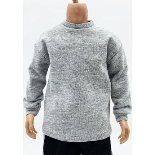 In Stock 1/6 Scale Male Figure Accessory Sweater Hoodies Sleeve Long Coat Clothes Model for 12 inches Action Figure Body