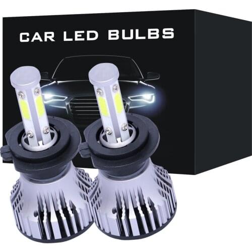 Facket Car headlight 110W h4 H7 h11 4000LM H11 LED Lamp for Car H4 LED H7 Canbus H1 H3 H8 H11 9005 9006 3000K 6000K Car Auto