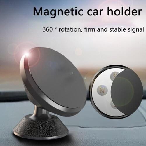 Car Magnetic Holder General Car GPS Magnet Mount Multi-purpose Auto Air Outlet 360 Degree Rotating Magnetic Stand For Phone New