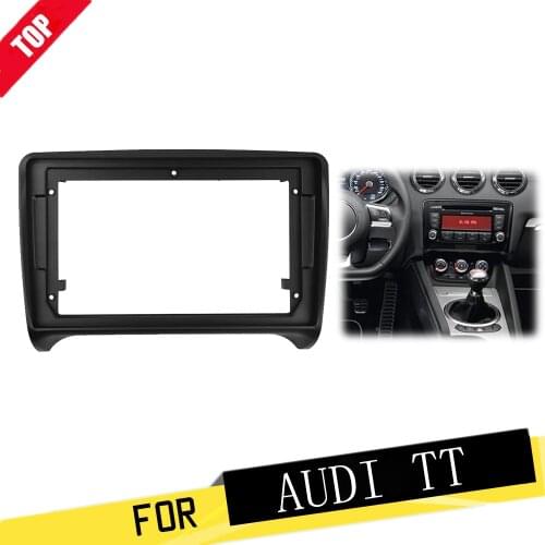 Car Radio Fascias 9 Inch Fit for 2000 AUDI TT Dashboard Installation Trim Kit Frame Stereo DVD Player Panel Face Plate Bezel