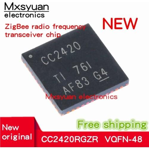 2pcs~10pcs/LOT New original CC2420RGZR CC2420 CC2420RGZ VQFN-48 ZigBee radio frequency transceiver chip