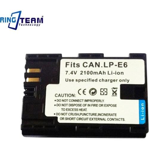 Digital Battery LP-E6 LPE6 LP E6 for Canon EOS 5D 5D2 5DS R Mark II 2 / III 3 6D 60D / 60Da 7D 7D2 7DII 70D 80D DSLR XC10 Camera