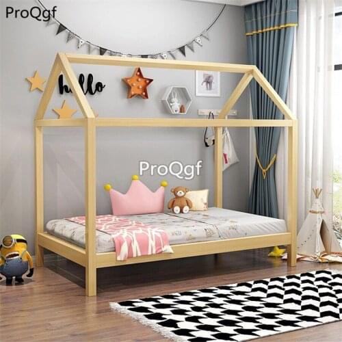 Ngryise 1 Set 80*190cm house shape children fashion bed