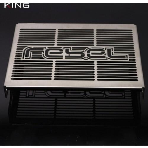 For HONDA REBEL 300 REBEL 500 REBEL300 REBEL500 2017-2019 radiator grille guard cover fuel tank protection net
