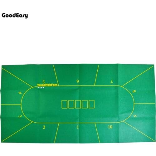 180x90cm 10 Players Poker Felt Layout Texas Hold'em Poker Black Jack Table Cloth Poker Felt Layouts Poker Mat Casino Accessories