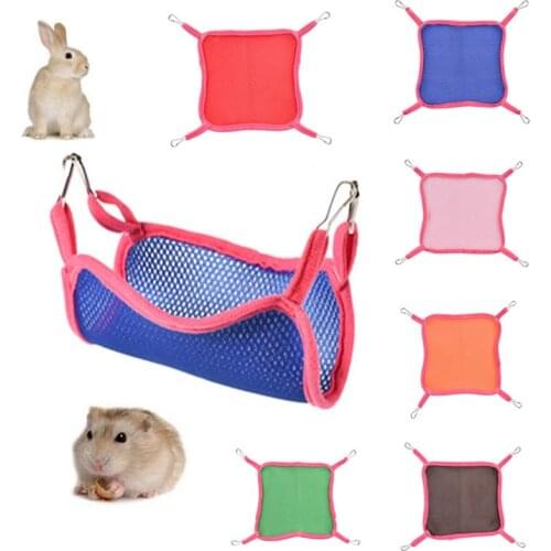 Creative Design Hamster Nest Pet Hammock Cartoon Guinea Pig Accessories Summer Mouse Rabbit Hanging Swing Sleeping Bed House