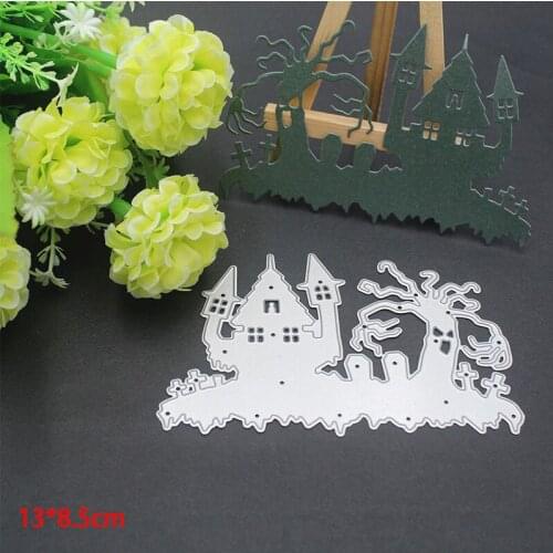 Halloween Dryad Building 2020 New Metal Cutting Dies DIY Scrapbooking Paper Photo Album Crafts Seal Punch Stencils
