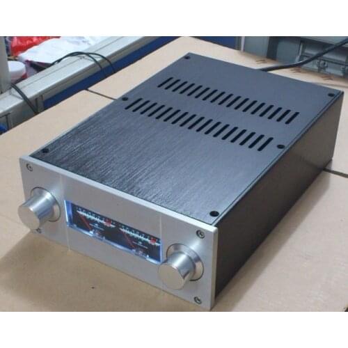 JC229 Full Aluminum Amplifier Chassis Preamper Case Tube amp Enclosure DIY PSU Box for VU meter version