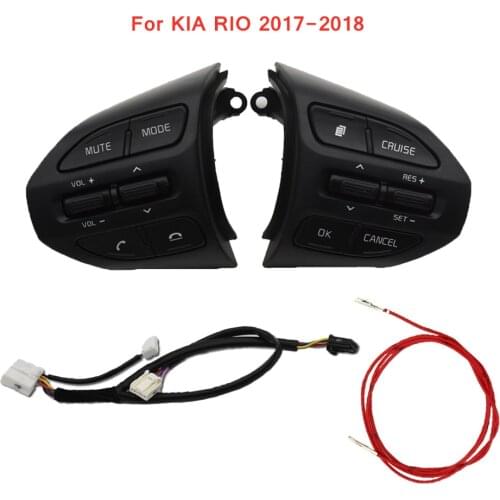 Cruise Control Button On The Steering Wheel For KIA K2 RIO 2017 2018 2019 X LING RIO 4 Bluetooth Phone Volume Switch