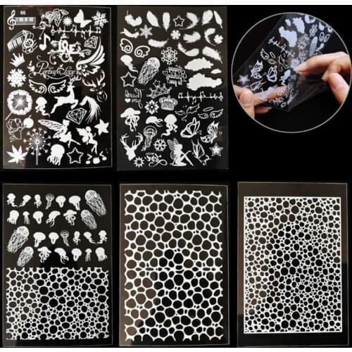 Epoxy Resin Filling Material White Water Ripple DIY Resin Sticker Jewelry Making Accessories