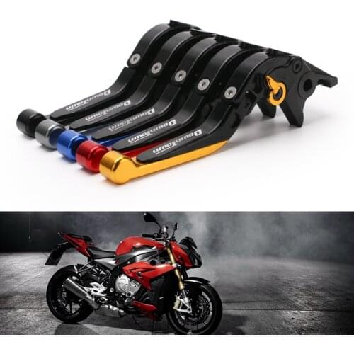 Motorcycle Short Levers For KYMCO XCITING 250 300 500 400 DOWNTOWN 125/200/300/350 Folding Extendable Brake Clutch Aluminum