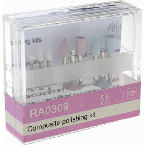 1 Pack Dental Composite Polishing For Low-Speed Handpiece Contra Angle Kit RA0309 Oral Hygiene Teeth Polishing Kits