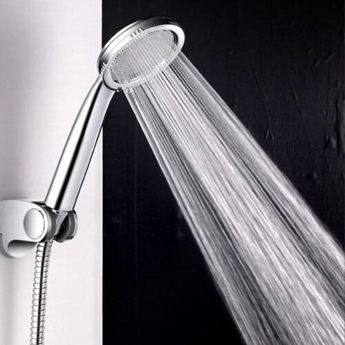 Shower Head High Pressure Water Saving Round Shower Head Hand Held Bathing Sprayer Bathroom Hand Shower