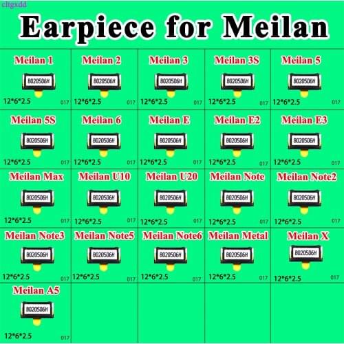 Cltgxdd 2x New earpiece Ear Speaker Connector for MEIZU meilan3 5 6 Note m1 m2 m3 m3S m5 m5S m6 E E2 E3 MAX metal U10 U20 A5