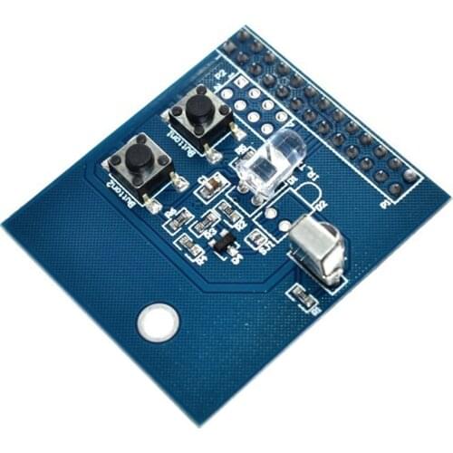 38KHz IR Infrared Control Expansion Board Transceiver Receiver Transmitter Shield DIY Double IR Emitter For Raspberry Pi