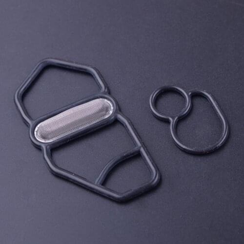 2pcs Car Upper & Lower VTEC Spool Valve Solenoid Gasket Fit For Honda B16A2 B18C1 Civic Del Sol Si Prelude