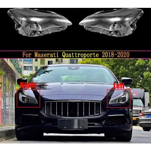 Transparent Light Case For Maserati Quattroporte 2018 2019 2020 Car Front Headlight Lens Glass Auto Shell Headlamp Lampshade