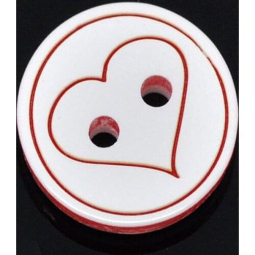 LF 100Pcs Round Resin Sewing Buttons With 2 Hole For Cloth Needlework Flatback Scrapbooking Crafts Decorative Diy Accessories