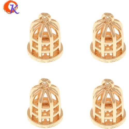 Cordial Design 50Pcs 9*13MM Jewelry Accessories/Charms/Cage Shape/Copper Material/DIY Making/Pendant/Hand Made/Earring Findings