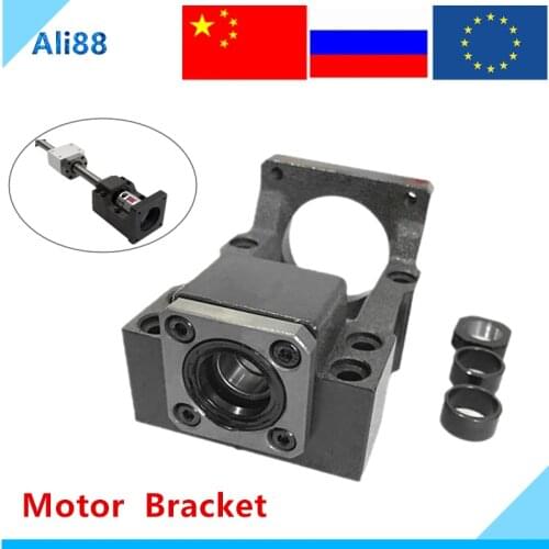 Free shipping!Ball screw SFU1605 Motor Bracket for name23/nema34 Stepper motor or servo motor Integral seat