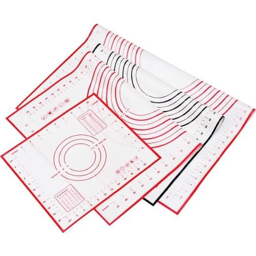 4 Size Siliconen Bakken Mat Pizza Deeg Maker Gebak Keuken Gadgets Kookgerei Gebruiksvoorwerpen Bakvormen Kneden Accessoires