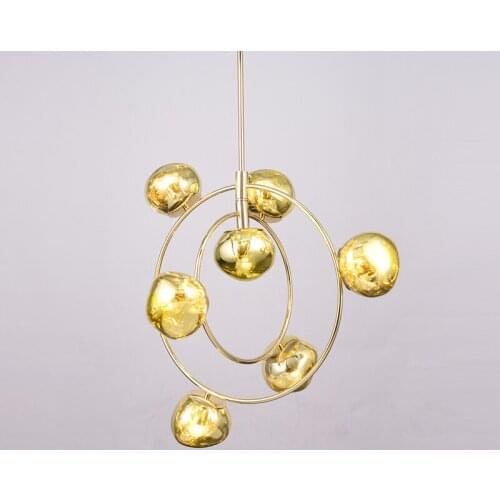 Modern Glass Ball Pendant Lights For Dining Room Indoor Home Kitchen Fixtures Hanging Lamp Bar Restaurant Decor Luminaire Luster
