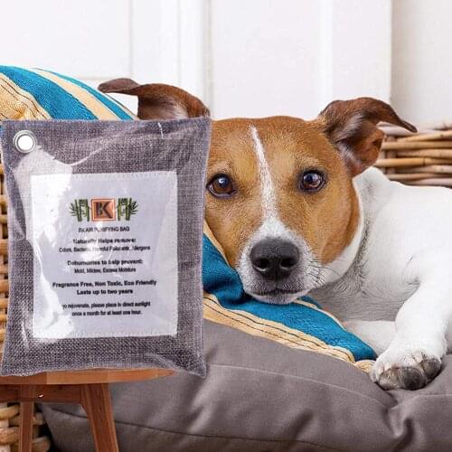 Activated Charcoal Odor Eliminator Air Purifying Bag Kitchen Closet Purifier